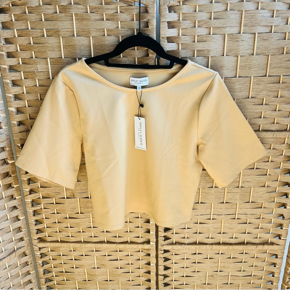 Ripley Rader light beige crop top
